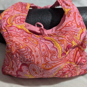 Vintage BHS Limited Pink Paisley Hobo Bag